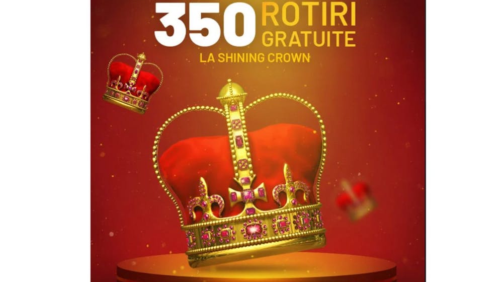 Rotirile sunt disponibile la slotul Shining Crown