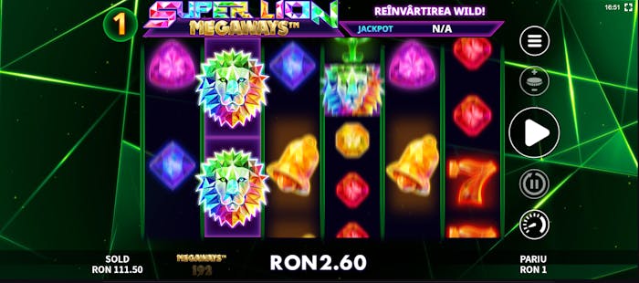 rotiri gratuite super lion megaways