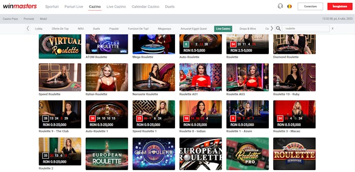 ruleta cazino Winmasters