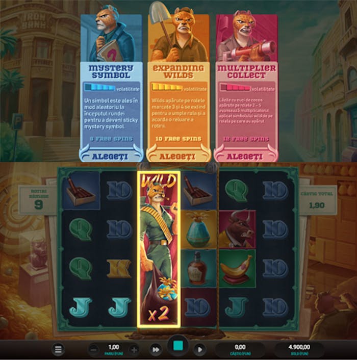 scattere si functii bonus Iron Bank