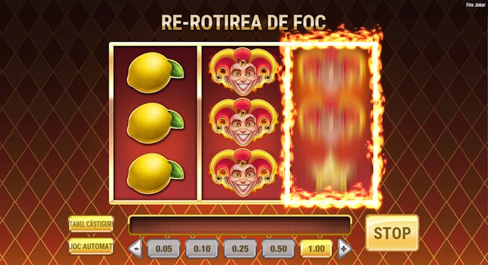 scatter si functii bonus fire joker