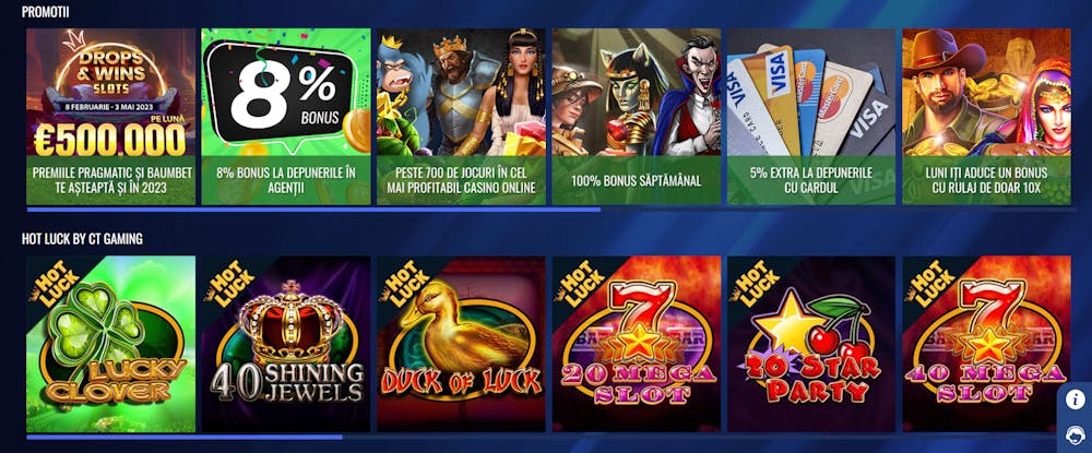 selectie jocuri baumbet online casino