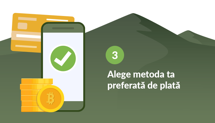 Alege metoda ta preferată de plată