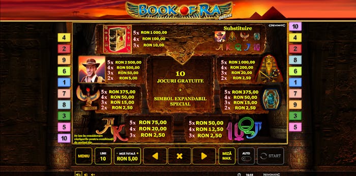 Valoarea de multiplicare a simbolurilor Book of Ra.