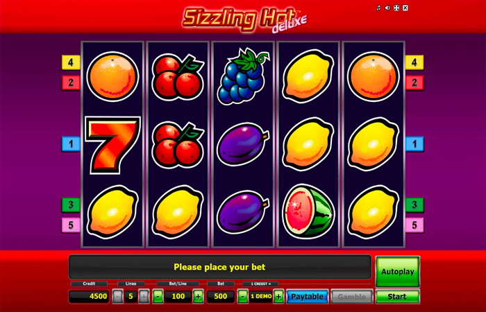 Sizzling Hot Deluxe – Informații și detalii logo