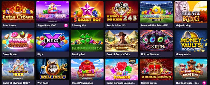 Colecția de jocuri Player Casino este alcătuită majoritar din sloturi.