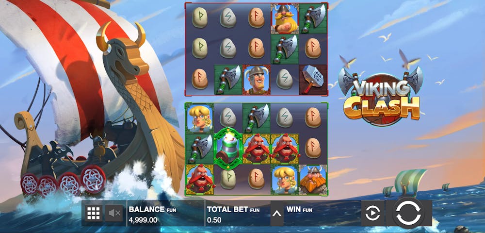 Viking Clash demo & detalii – RTP, volatilitate și funcții speciale logo