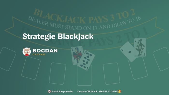 Cea mai eficientă strategie blackjack