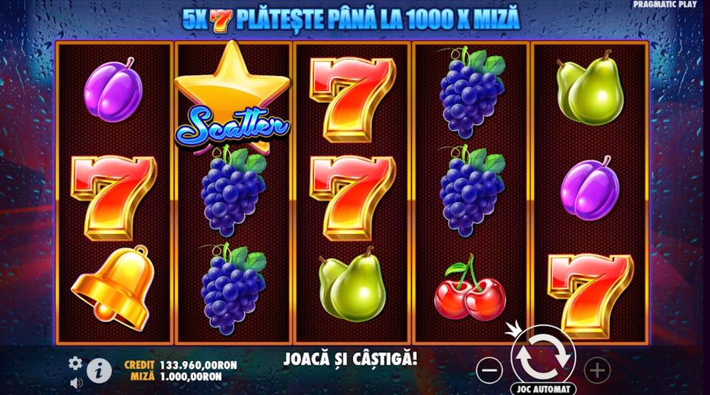 Super 7s este un joc inspirat din tema clasică cu șeptari și fructe. Șeptarul este după steluță cel mai important simbol. Jocul nu are speciale sau rotiri.