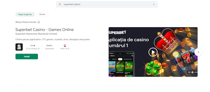 superbet aplicatie casino android