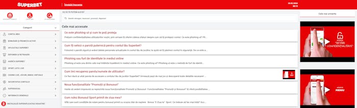 superbet intrebari frecvente