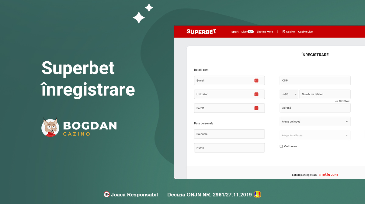 Superbet înregistrare – Cum deschizi un cont Superbet și faci verificarea?