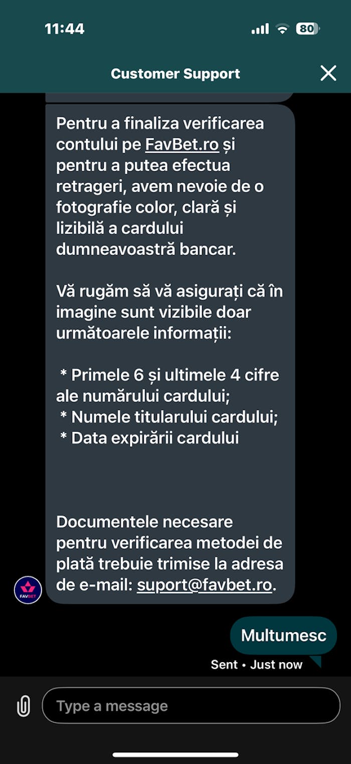 Favbet romania