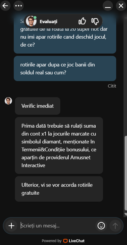 Testul suportului la cazinoul nou Ultrabet