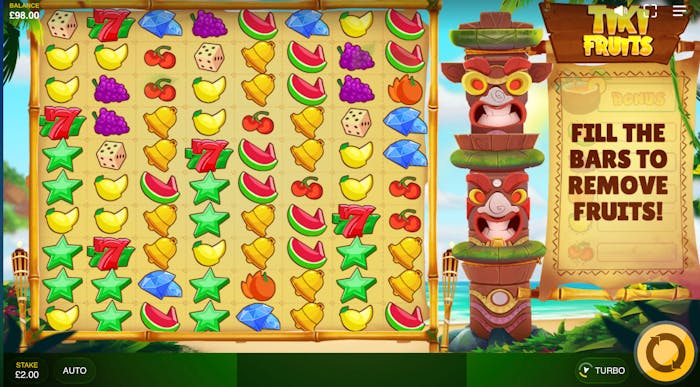 Tiki Fruits demo &#038; detalii – RTP, volatilitate și funcții logo