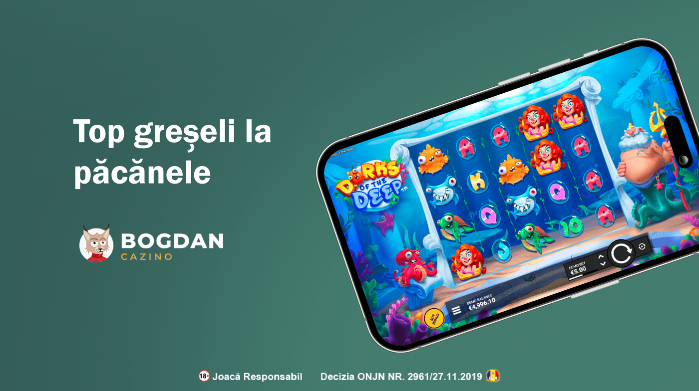 Top greseli pacanele pe care trebuie să le eviți la cazinourile online