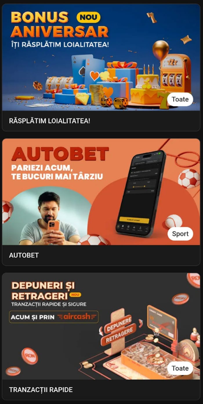 Cele mai noi bonusuri Totogaming fără cod din 2025.