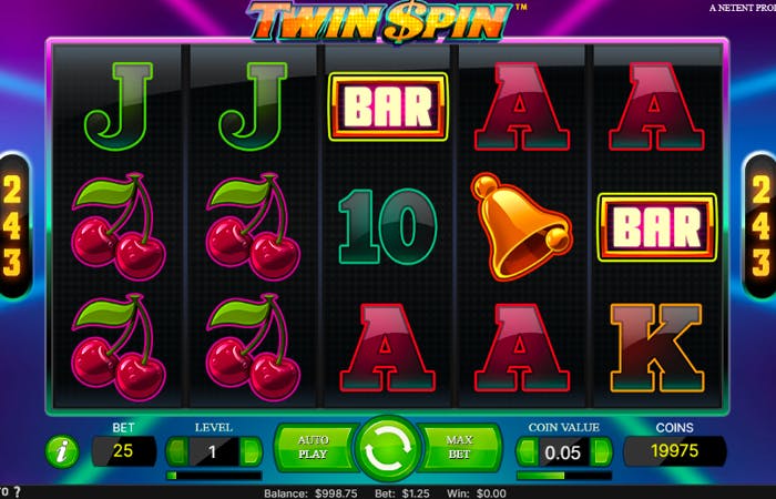Twin Spin demo – RTP, Volatilitate și Funcții logo