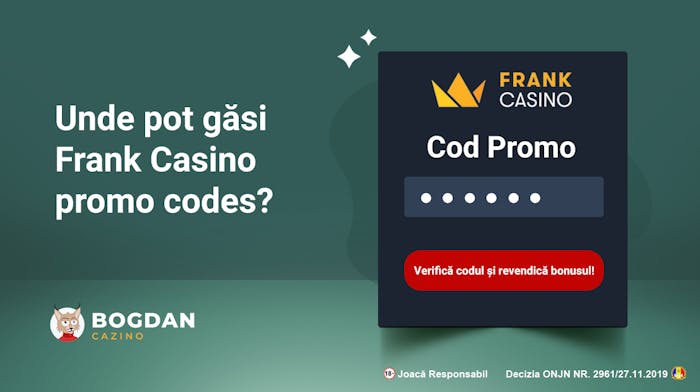 Cod promo Frank casino pentru bonus &#8211; Ofertele de azi