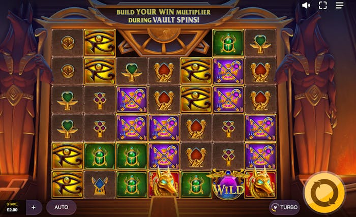 Vault of Anubis demo &#038; detalii – RTP, volatilitate și funcții speciale logo