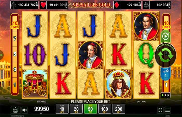 Versailles Gold demo – RTP, Volatilitate și Funcții logo