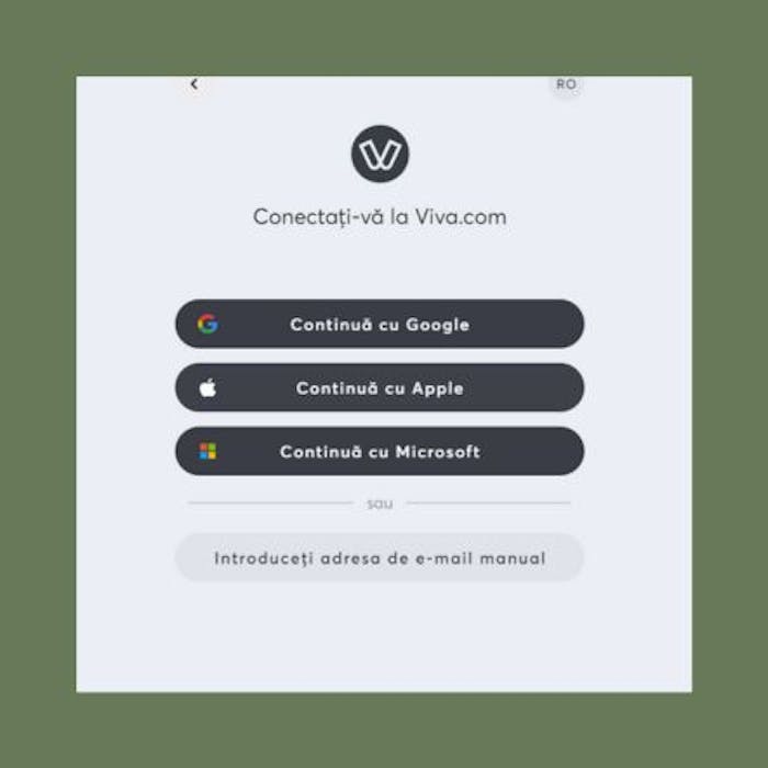 Înregistrează-te mai rapid pe Viva.com