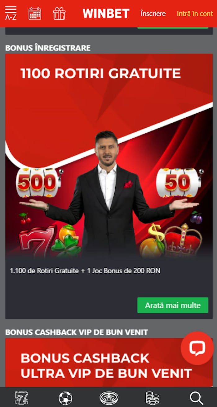 Cel mai bun bonus Winbet la alegere pe care îl poți activa azi.