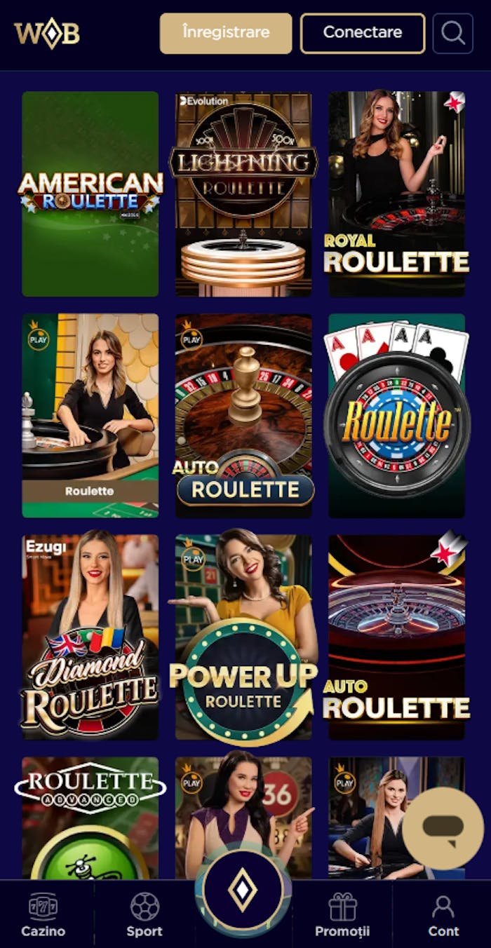 Jocuri de masă clasice disponibile în pagina casino virtual de la Winboss.