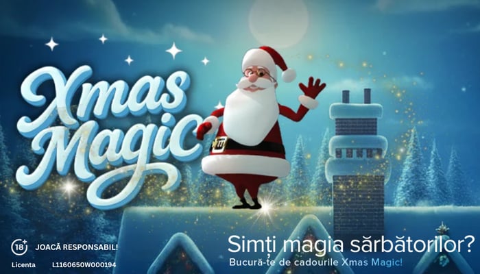 Calendarul Xmad Magic Winmasters cu oferte constante de la 100 FS pe zi.