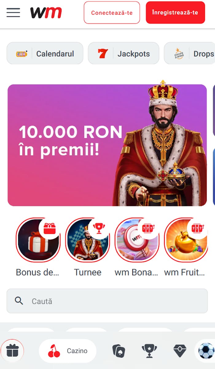 Winmasters casino online prezentare generală cu turnee și premii de 10.000 RON plus oferte.