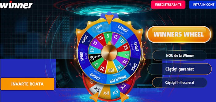 winner casino roata norocului