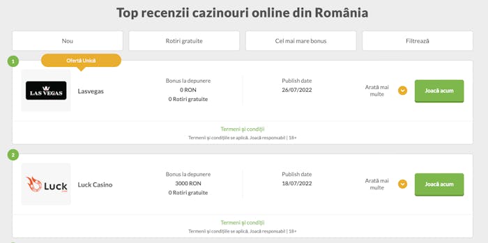 Iată un astfel de exemplu mai jos: